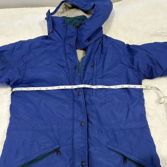 VTG LL Bean Penobscot Parka Jacket Women's S Full Zip Coat‎ Hood USA Made - Picture 2 of 11